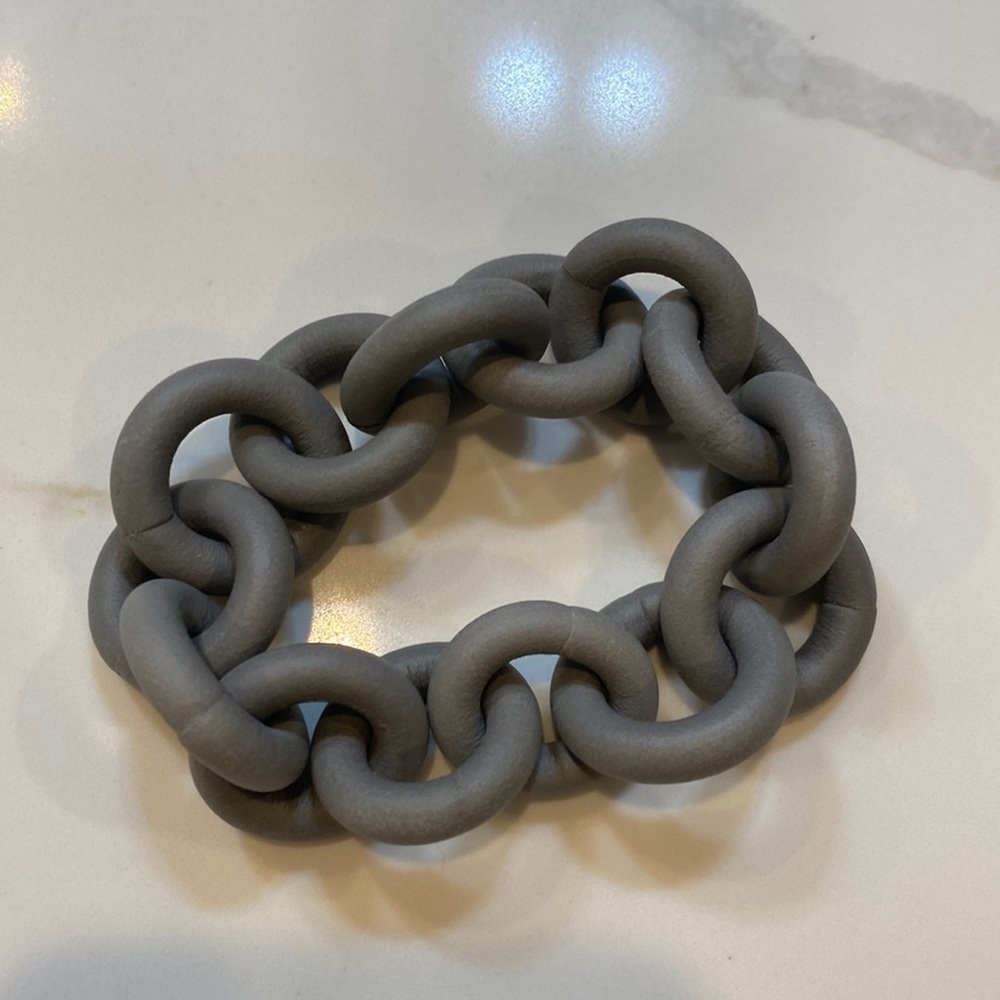 Gray Link Bracelet